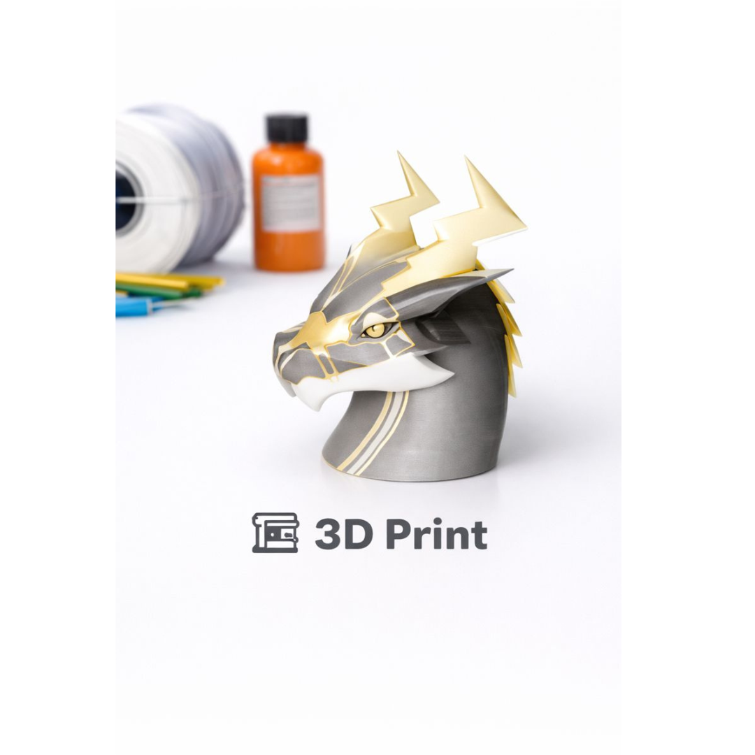 Lightening dragon 3D print
